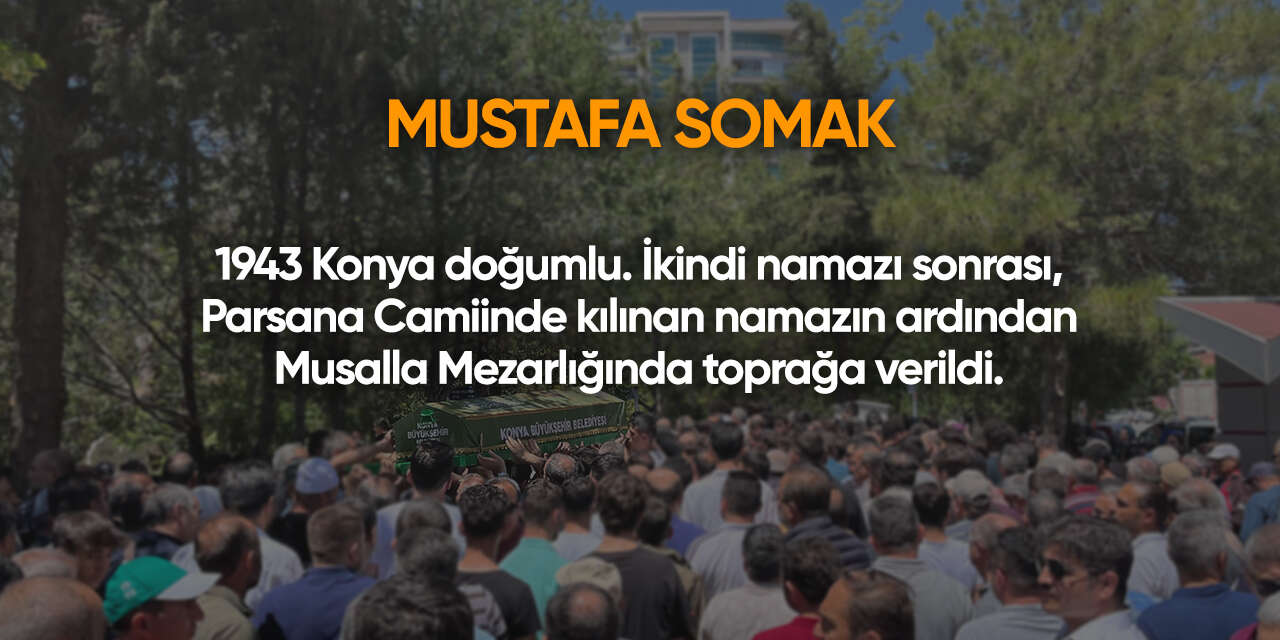 Konya'da bugün vefat edenler | 27 Ocak 2026 6